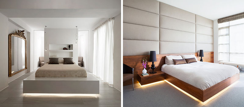 lighting hidden beds examples underneath bed led lights under contemporist feature strips