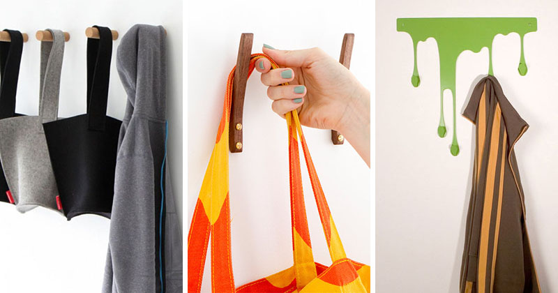 11 Creative Coat Hooks To Keep Your Clothes And Bags Off The Floor