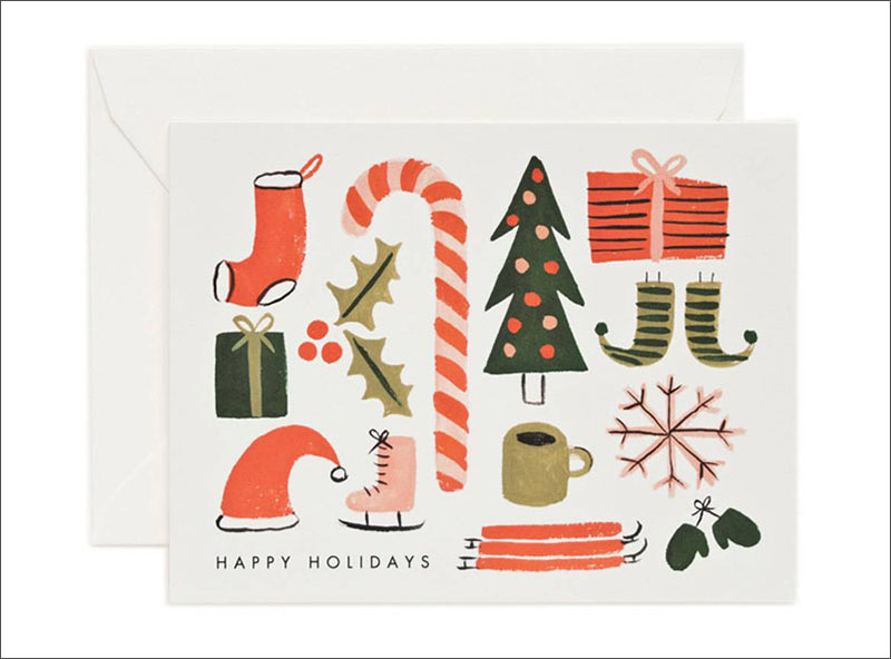 14 Examples Of Modern Christmas Cards To Keep Your Holidays Contemporary | CONTEMPORIST