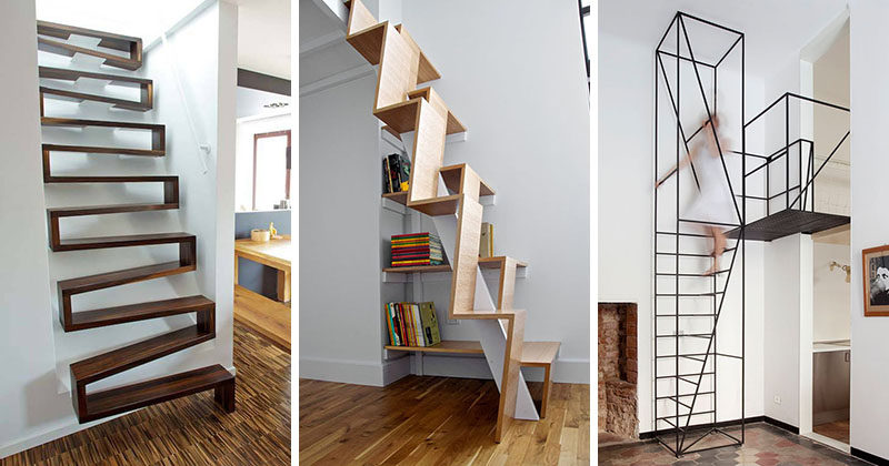 Compact Loft Stairs with Storage