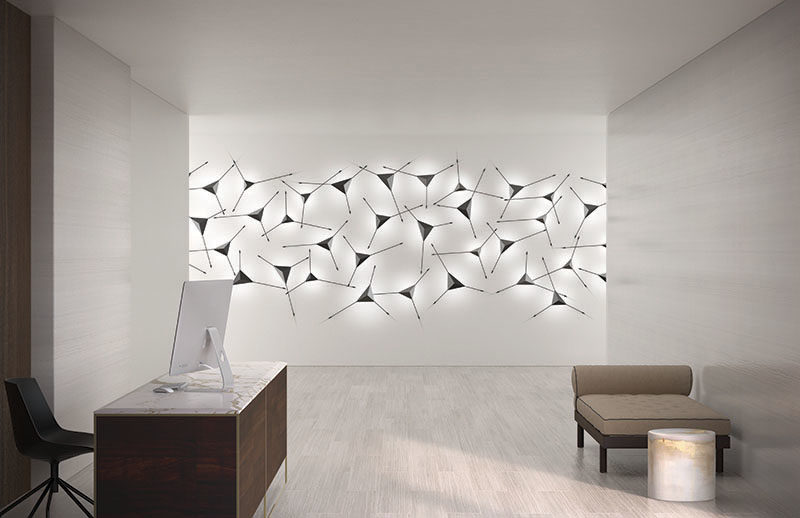 Lighting Ideas This Modern Sconce Doubles As Wall Art