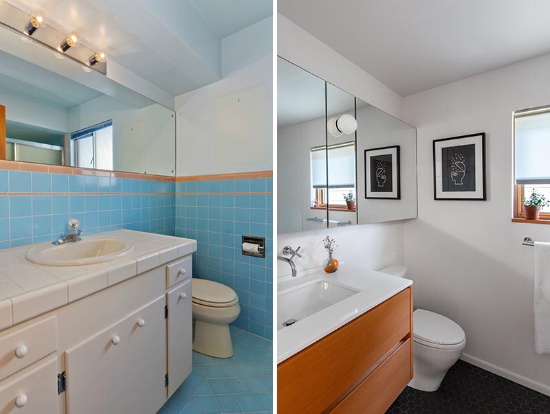 As part of a renovation project, Seattle-based SHED Architecture & Design transformed a dated bathroom and brought it up to today's standards. #BathroomRenovation #BathroomRemodel