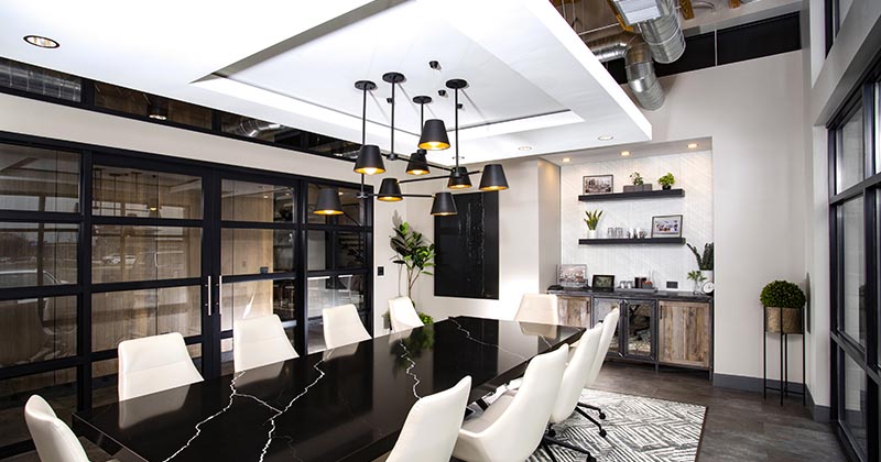 A Suspended Ceiling Hides Ducting And Creates A Place For Lighting