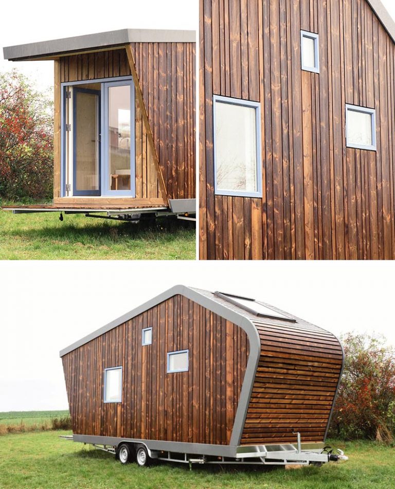 This Modern Tiny House Covered In Wood Is Cozy On The Inside