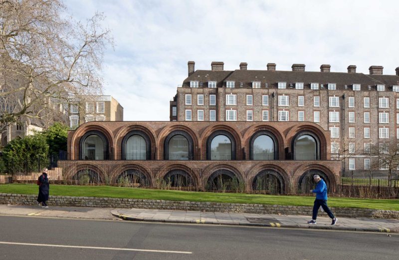 Pivoting Arched Windows Are A Unique Feature On This Row Of Townhouses