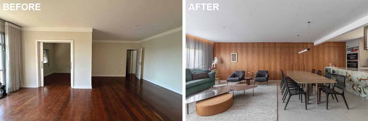 Before + After &amp; An Apartment Transformed With A New Interior