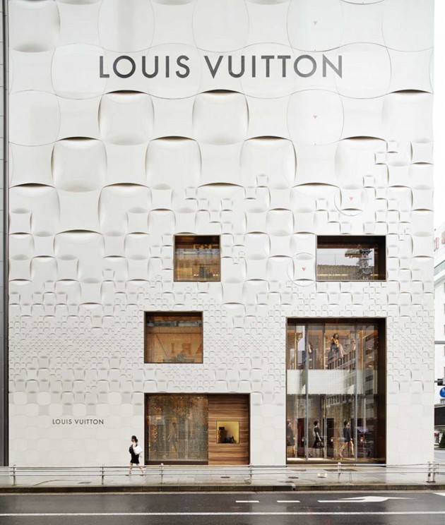Jun Aoki's New Facade for Louis Vuitton Ginza is Like a Shimmering