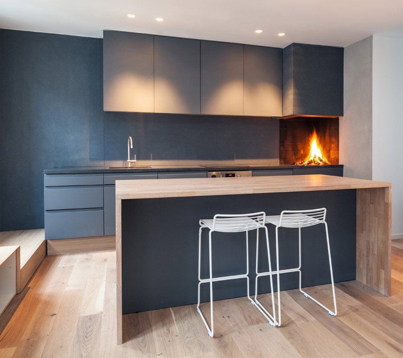 Kitchen Fireplace 220315 01 Contemporist