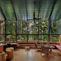 A house designed for life in a tropical rainforest