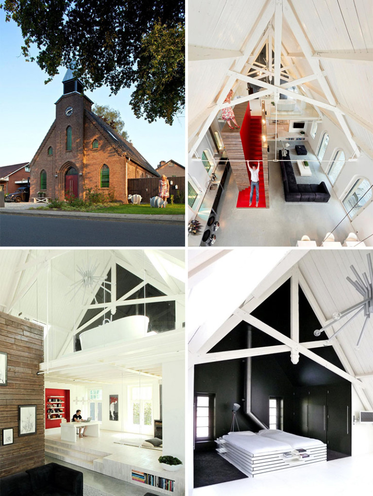 8 Examples Of Churches That Have Been Converted Into Contemporary Homes