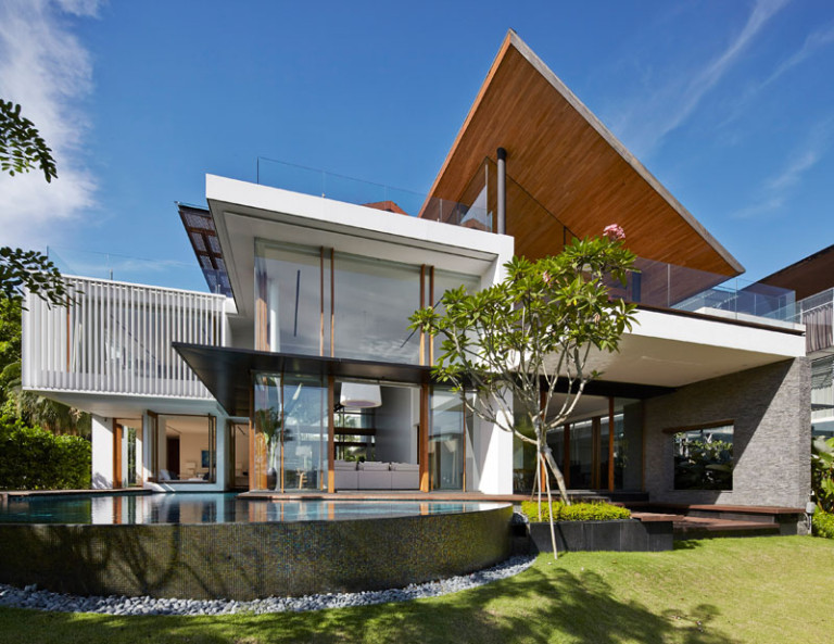 A house designed to provide a resort-like home for a multi-generational ...