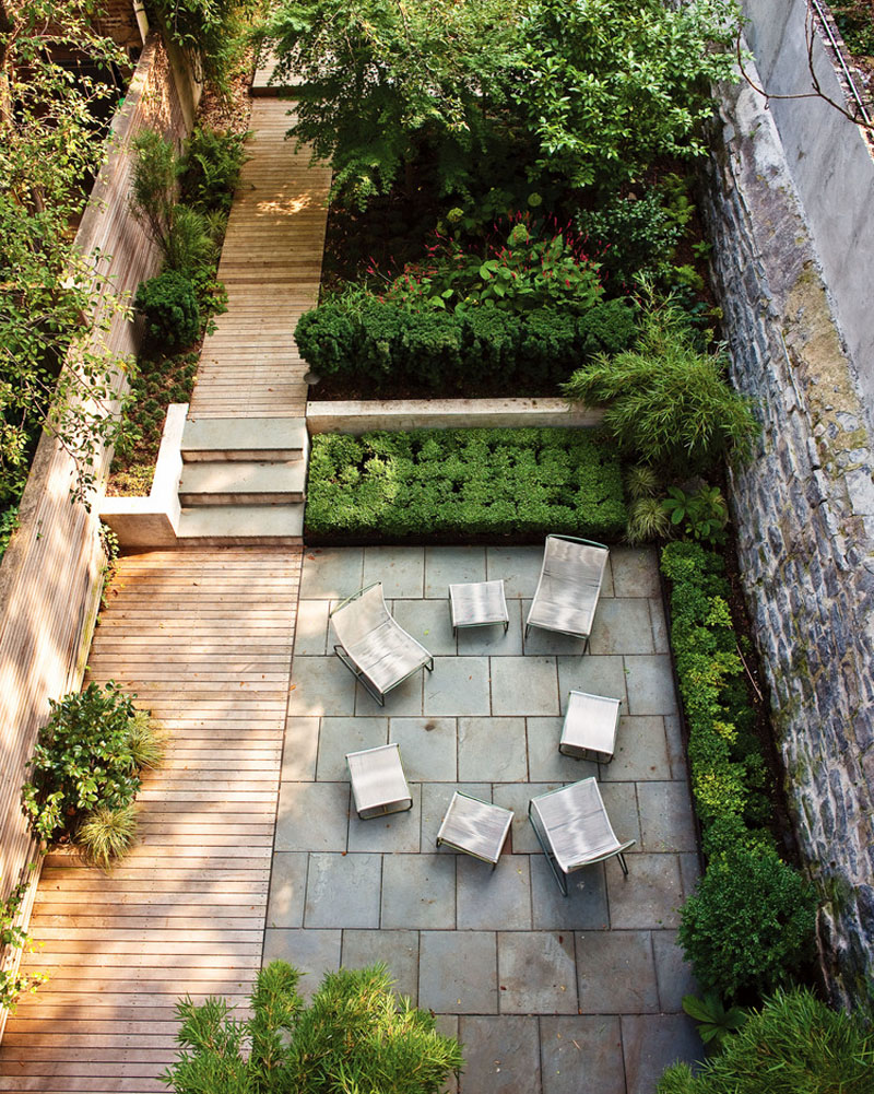 16 Inspirational Backyard Landscape Designs As Seen From Above