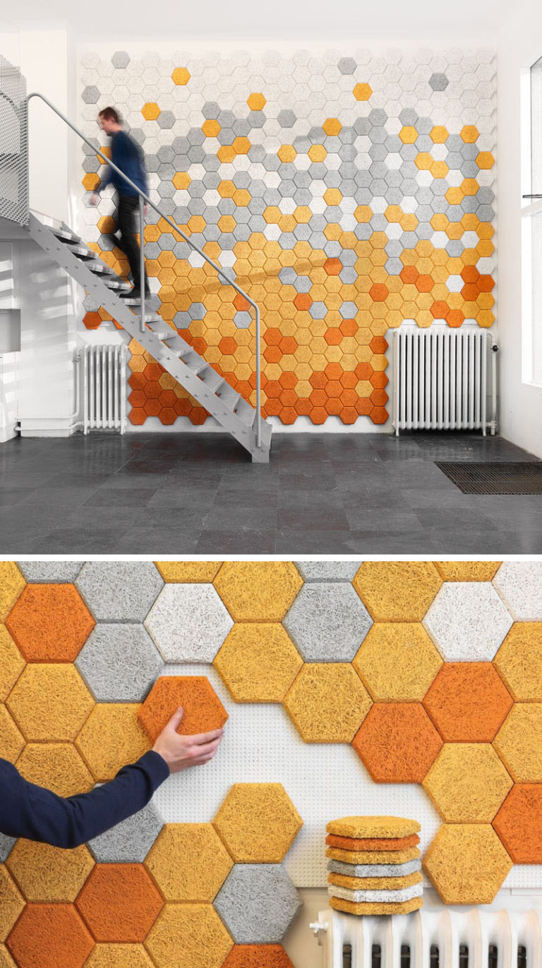 Hexagon Wall Design Ideas