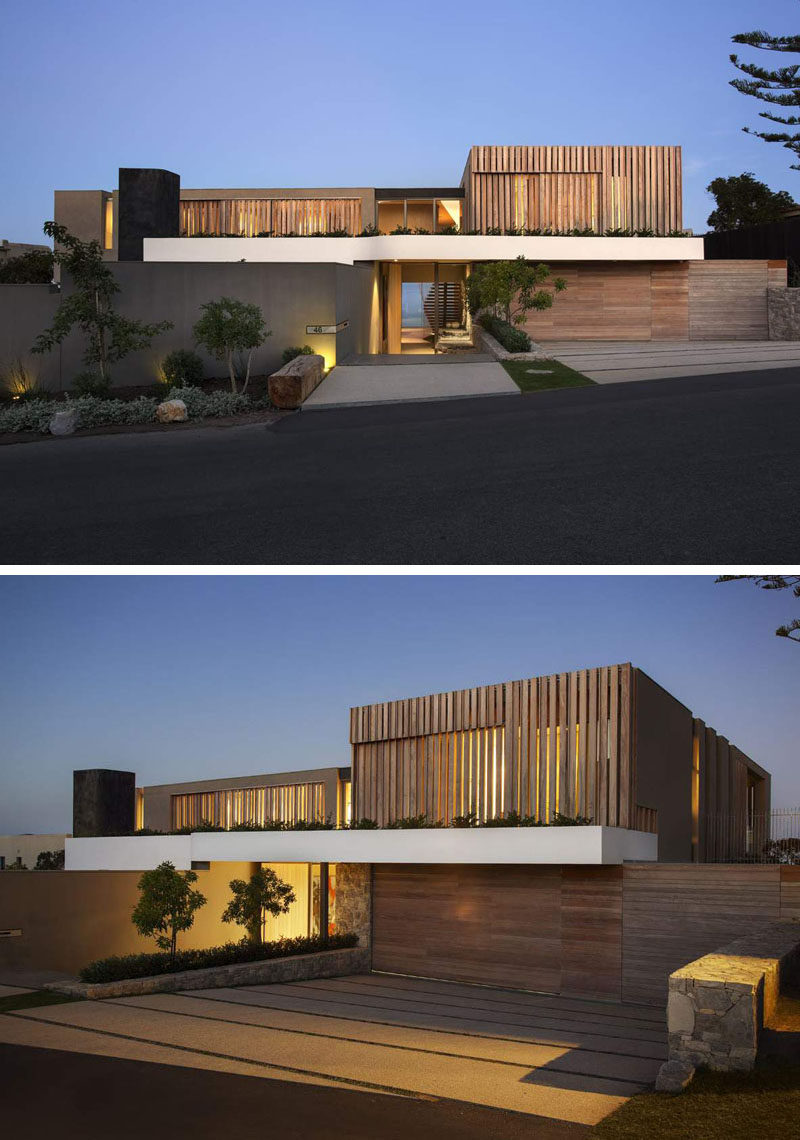 A Natural Palette Of Earth Tones Runs Through This Home Overlooking The ...