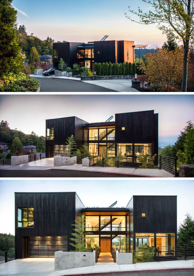 This new house was designed for life on a steep hillside property in ...