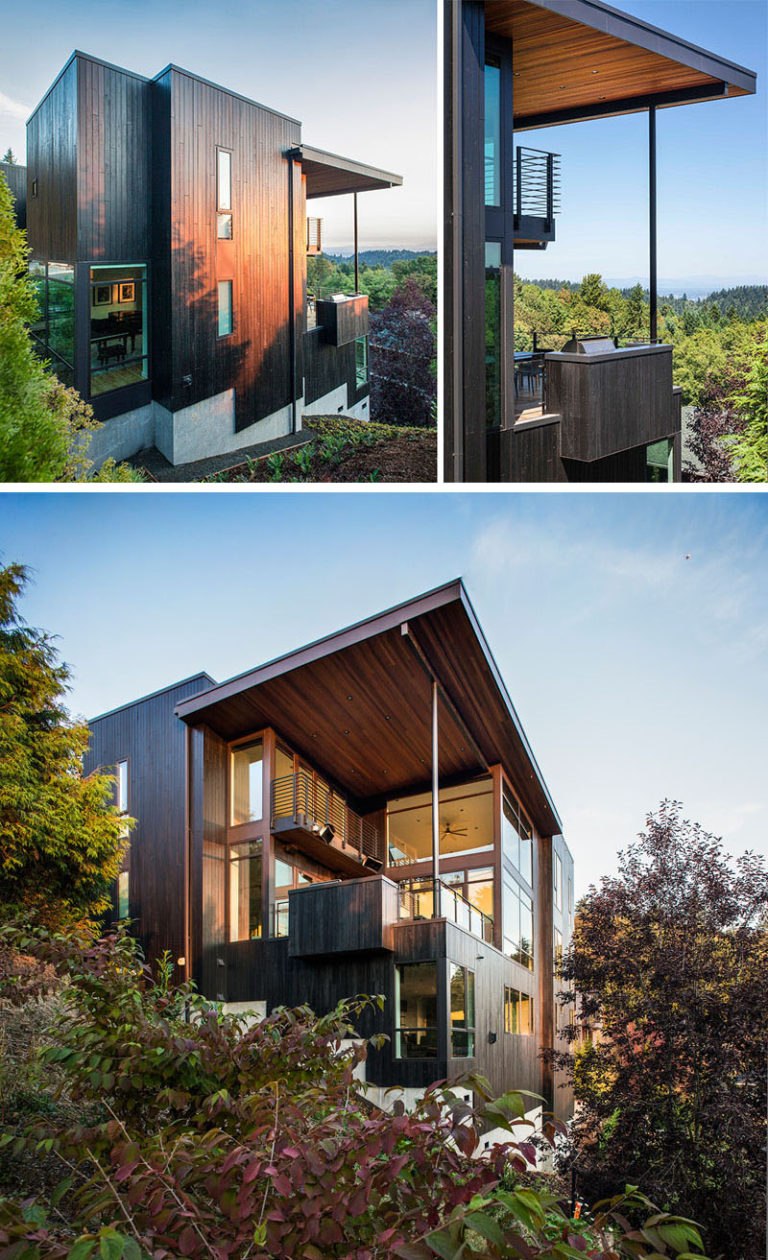 This new house was designed for life on a steep hillside property in ...