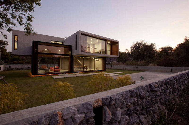 This House In Thailand Is A Balance Between Concrete And Glass