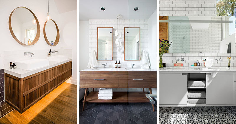 5 Bathroom  Mirror  Ideas  For A Double Vanity 