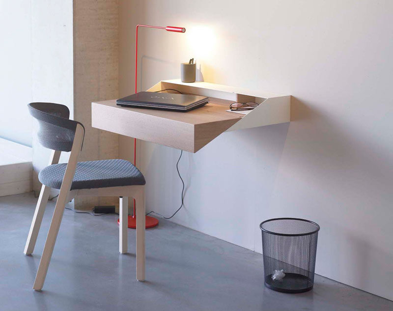 16 Wall Mounted Desk Ideas That Are Great For Small Spaces