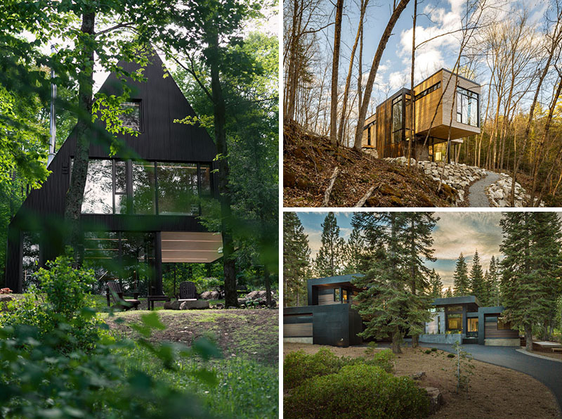 18 Modern Houses In The Forest