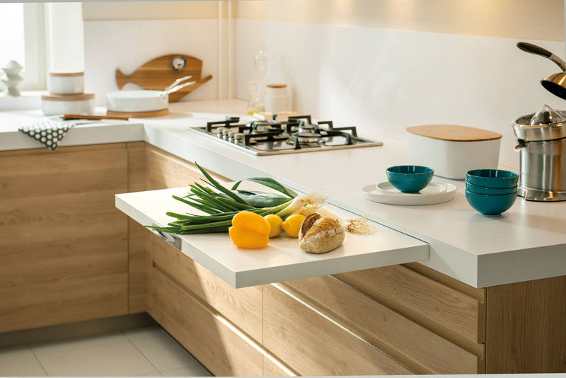 Kitchen Design Idea Pull Out Counters