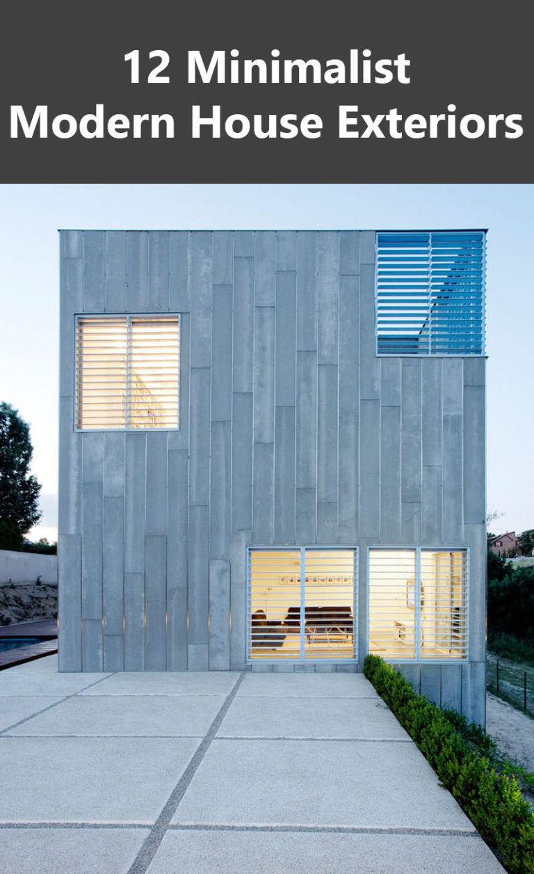 12 Minimalist Modern House Exteriors From Around The World