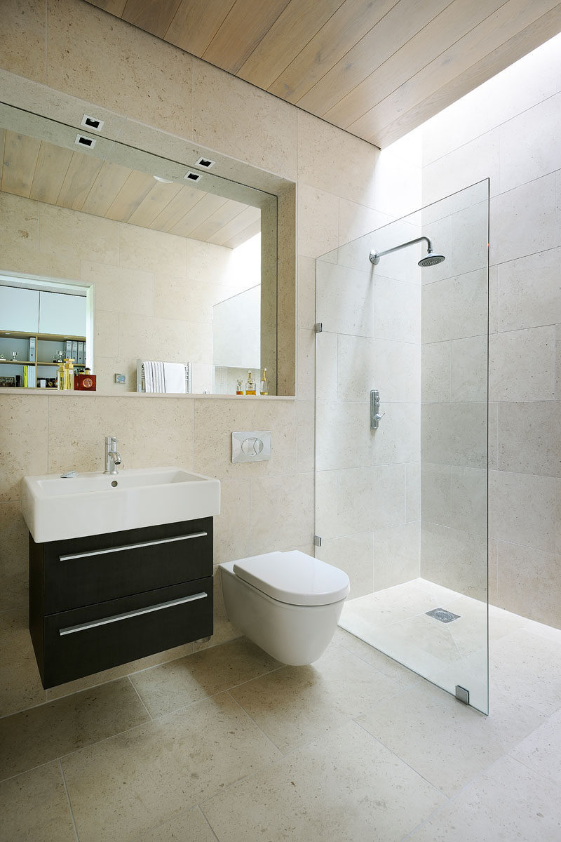Bathroom Tile Idea - Use The Same Tile On The Floors And The Walls