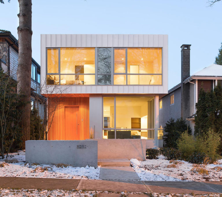 This new modern house in Vancouver is filled with light from the large ...