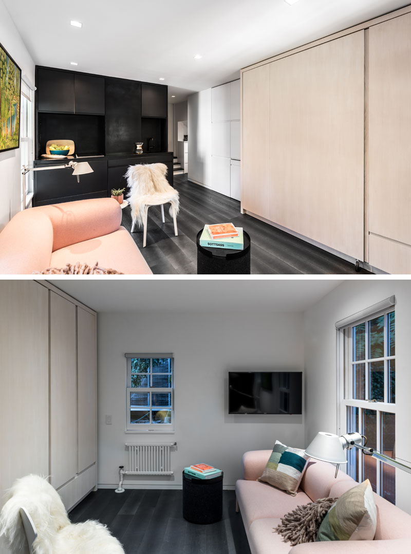 This Micro Apartment Has A Wall Of Hidden Uses