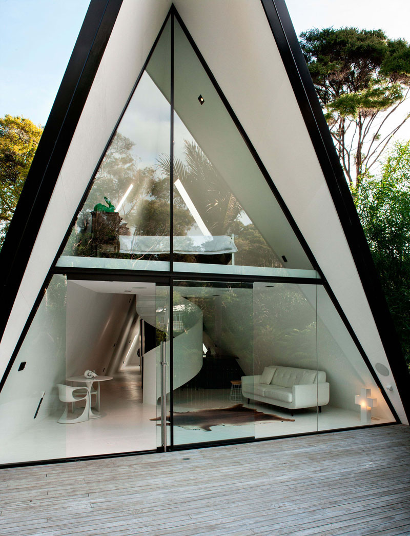 A Tent Inspired House That Lives Among The Trees In New Zealand