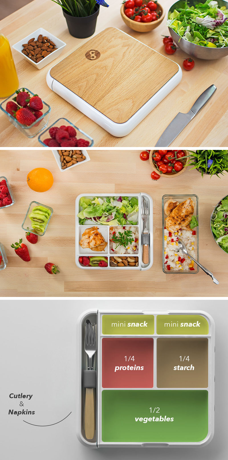 This Modern Lunchbox Design Helps With Healthy Eating