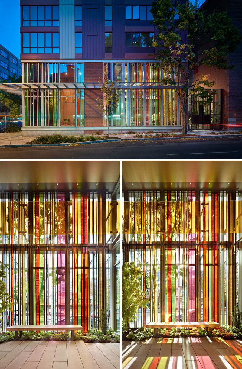 Using Colored Glass to Enhance Design: 20 Contemporary Examples
