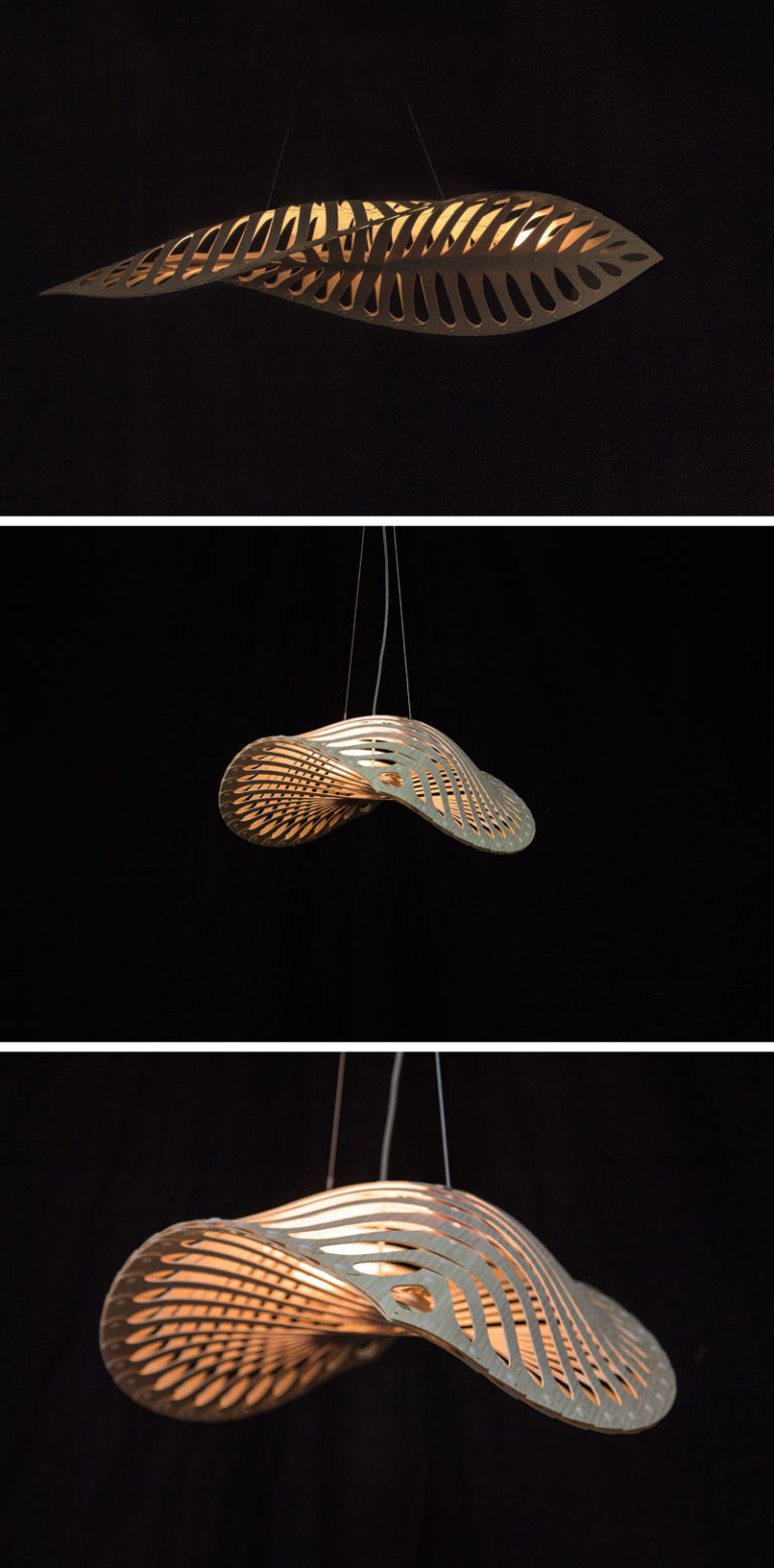 This Sculptural Pendant Light Was Inspired By Microscopic Ocean Diatoms