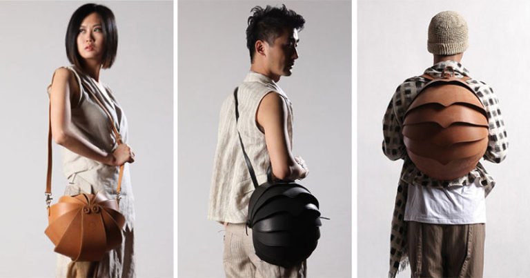 The Design Of These Sculptural Leather Bags Was Inspired By Beetles