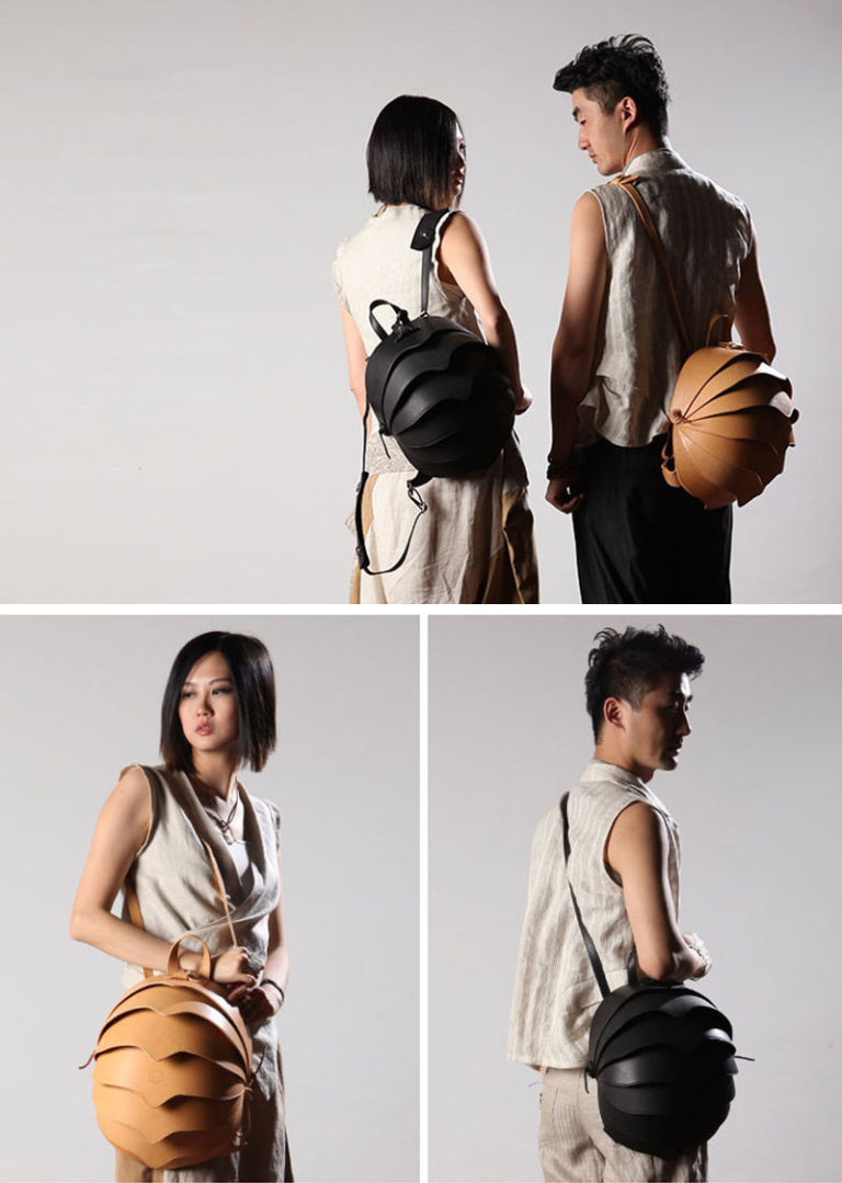 The Design Of These Sculptural Leather Bags Was Inspired By Beetles