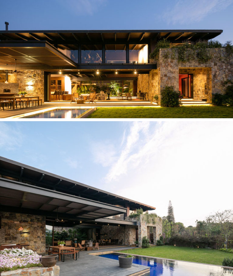 This Contemporary House In Mexico Is Surrounded By Nature