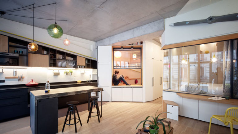 This Apartment For A Family Of Four Includes A Variety Of Creative ...