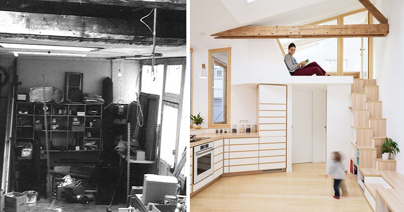 BEFORE and AFTER - This 1970s Art Studio Was Transformed Into A Bright And  Open Small Home