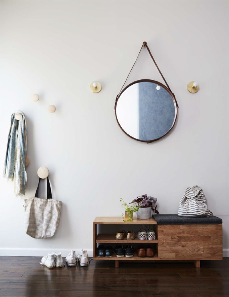 Contemporary Entryway Mirror Hooks 170718 303 02 Contemporist