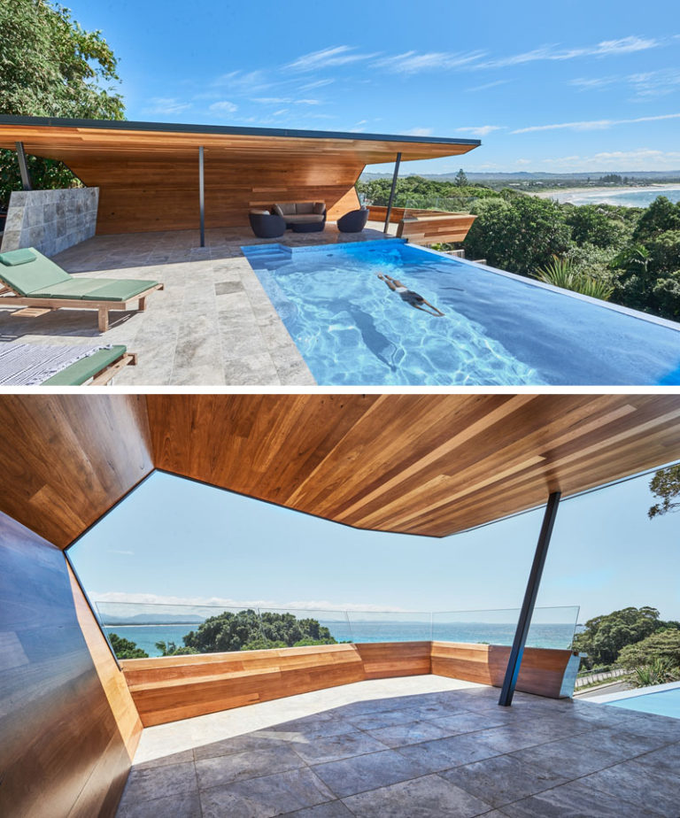 Light Wave - A Modern Cabana, Swimming Pool, And Landscape By Harley ...