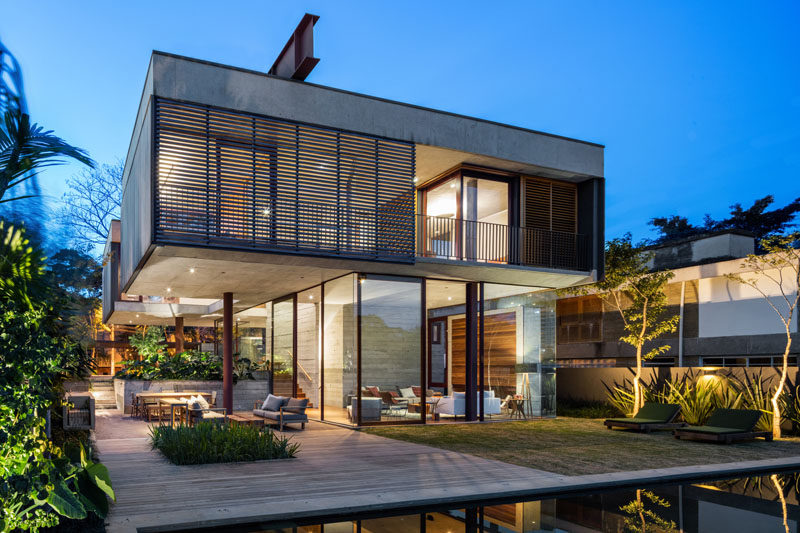 Una Architects Have Designed A New Concrete And Glass House In Sao Paulo