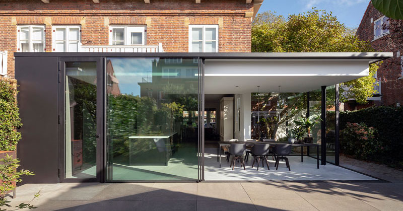 Modern House Extension Retractable Glass Walls 031218 110 06