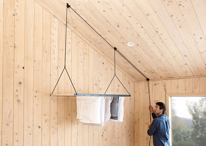 Since Warm Air Rises, This Suspended Drying Rack Is Designed To Take ...