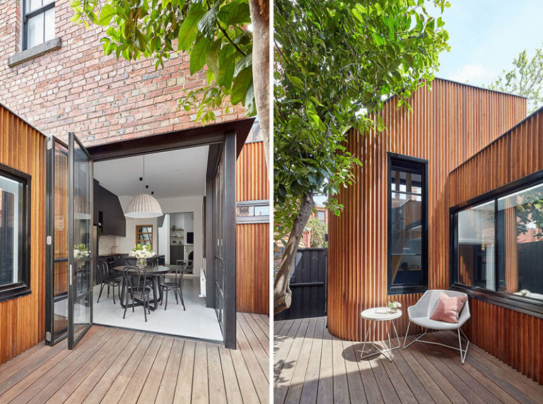 This Victorian Terrace Received A Modern Renovation And A New Wood Clad ...