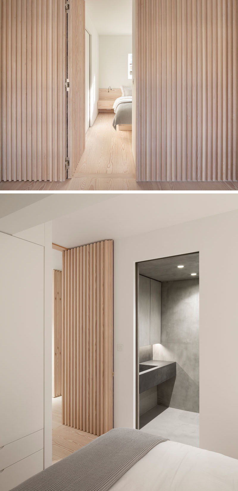 Interior Design Ideas This Wood Batten Wall Provides A