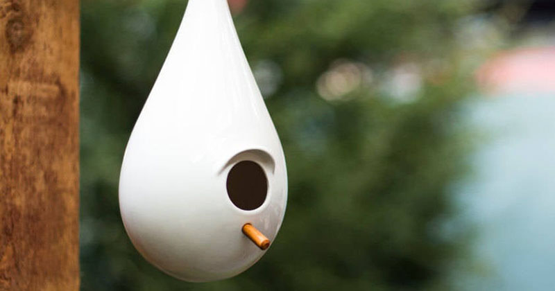 Modern Porcelain White Bird House 270919 145 04 Contemporist