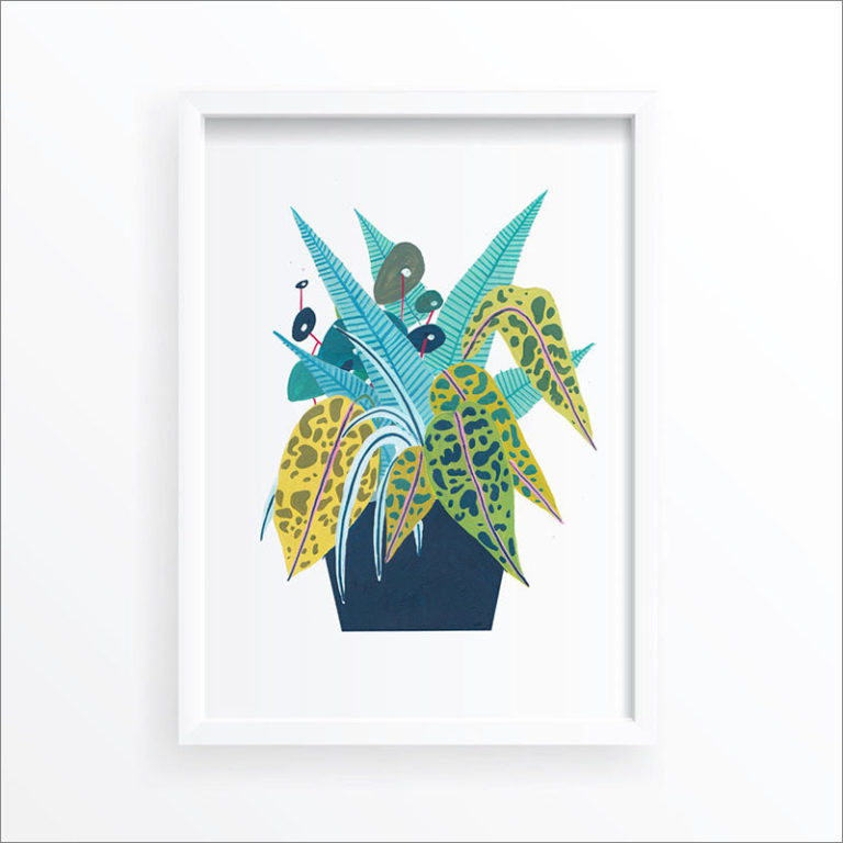 Wall Art Idea - Modern Botanical Art Prints By Amber Davenport