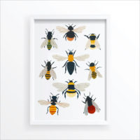 Wall Art Idea - Modern Bug Art Prints By Amber Davenport