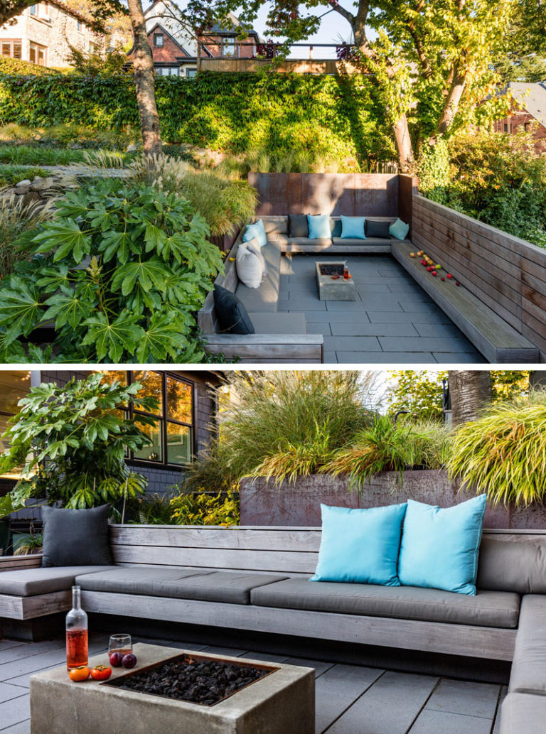 Landscaping Ideas - A Sunken Courtyard In A Sun Soaked Backyard