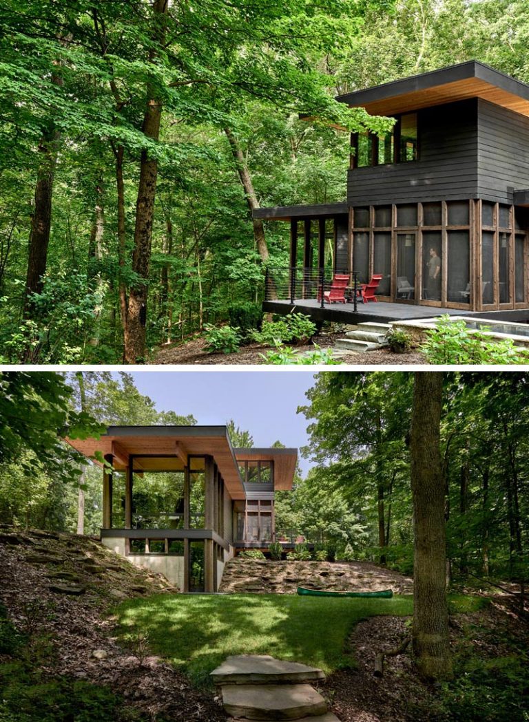 This Cozy House In The Forest Was Designed For Relaxing Weekends